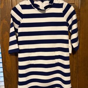 Classic Prep Navy and White Striped Dress